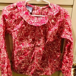 Bella Bliss Pink Printed Girls Blouse.